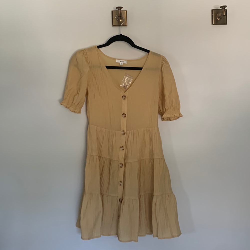 Mine, yellow dress
